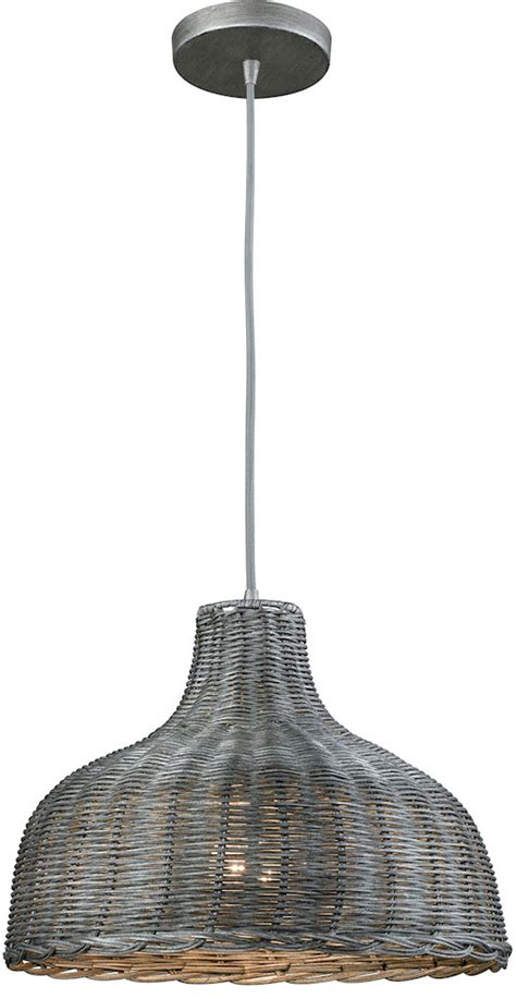 ELK Lighting 31641/1 Ceiling-Pendant-fixtures, 11 x 14 x 14, Gray