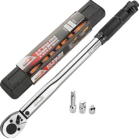 LEXIVON 1/2-Inch Drive Click Torque Wrench 25-250 Ft-Lb/33.9-338.9 Nm (LX-184)