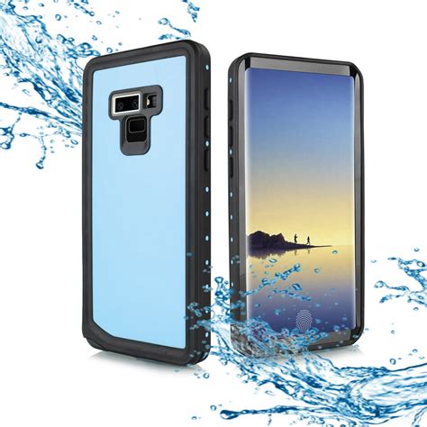 SPIDERCASE for Samsung Galaxy Note 9 Waterproof Case, Shockproof Snowproof Dirtproof, Waterproof Case for Samsung Galaxy Note 9 (Blue)