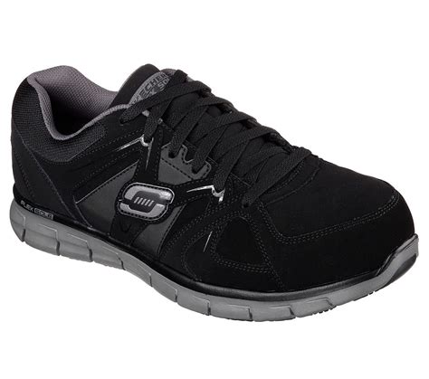 Best Review Skechers - 77068 -BKCC SZ 9.5 for Work Men's Synergy Ekron Walking Shoe,Black Charcoal,9.5 M US