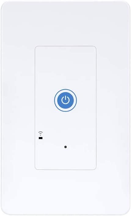 Smart Light Switch, SONOFF IW101 WiFi Light Switch with Energy Monitoring, Works with Alexa, Google Home, Schedule, Remote Control, Single Pole, Neutral Wire Required, ETL and FCC Listed