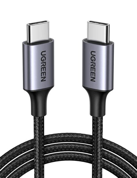 [2 Pack] USB Type C to Type C Cable 10 FT 60W, CableCreation USB C to USB C Fast Charging Cable, USB C Cable to USB C Braided 3A 480Mbps Data for MacBook Pro Air S21/S20+ Pixel 4/5 etc. 3m Space Gray